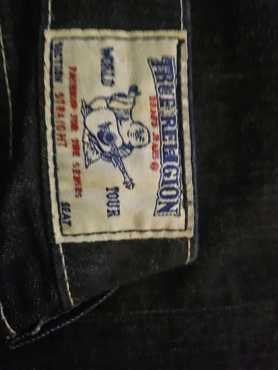 True Religion Dark Indigo Straight Leg Jeans - Picture 6 of 6